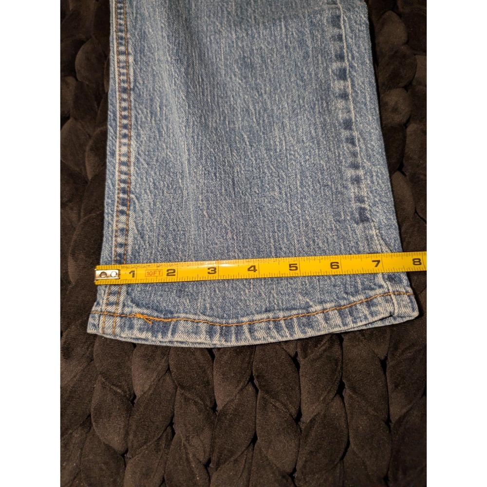 Levi's 505 Original Fit Button Fly Jeans Light wash Men's W34 L30 - Picture 6 of 8